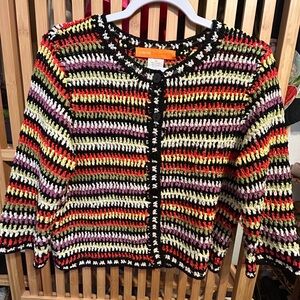 Cynthia Steffe Multicolor Knit Cardigan
